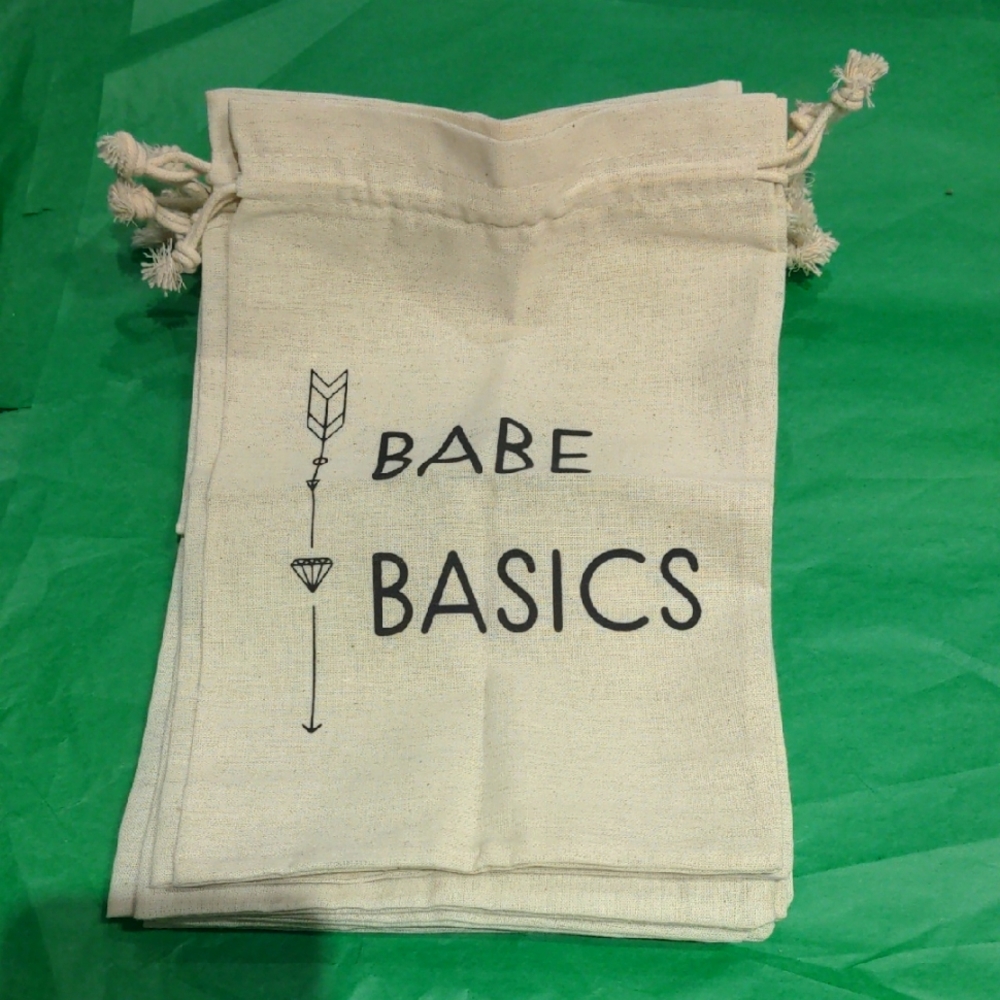 8 Babe Basics Canvas Pouches 8"x11"